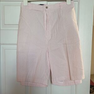 Pink Striped Seersucker Men’sShorts